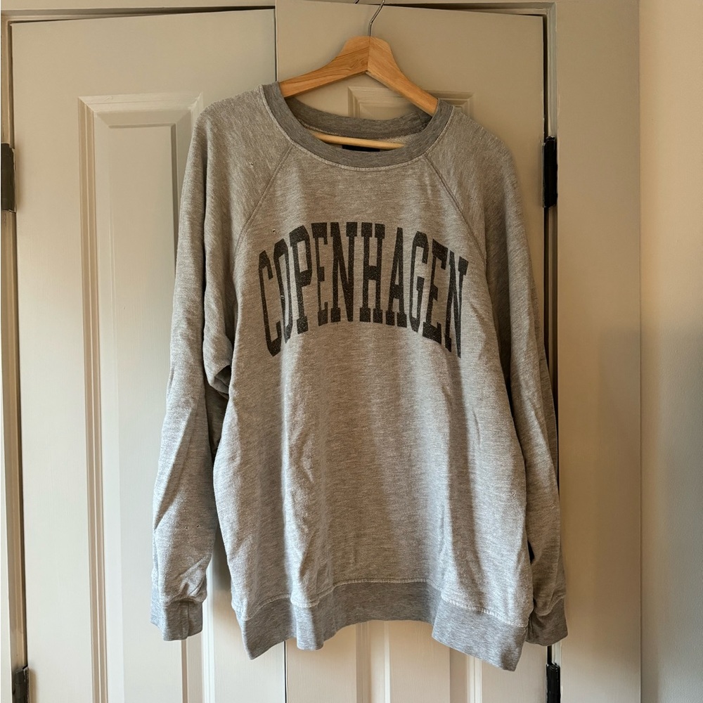 Copenhagen Gray Crewneck Sweatshirt - Women's Casual Pullover